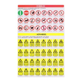 Brandskilte Brandmateriel