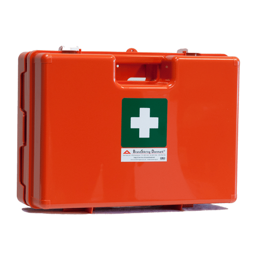 Førstehjælpskasse orange mellem Førstehjælpskasse orange mellem