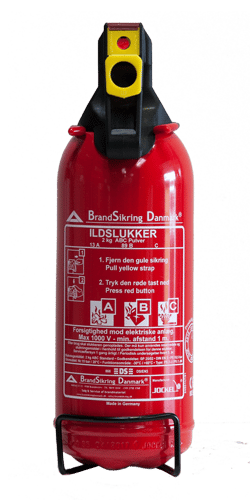 Pulverslukker 2 Liter mellem Pulverslukker 2 Liter mellem