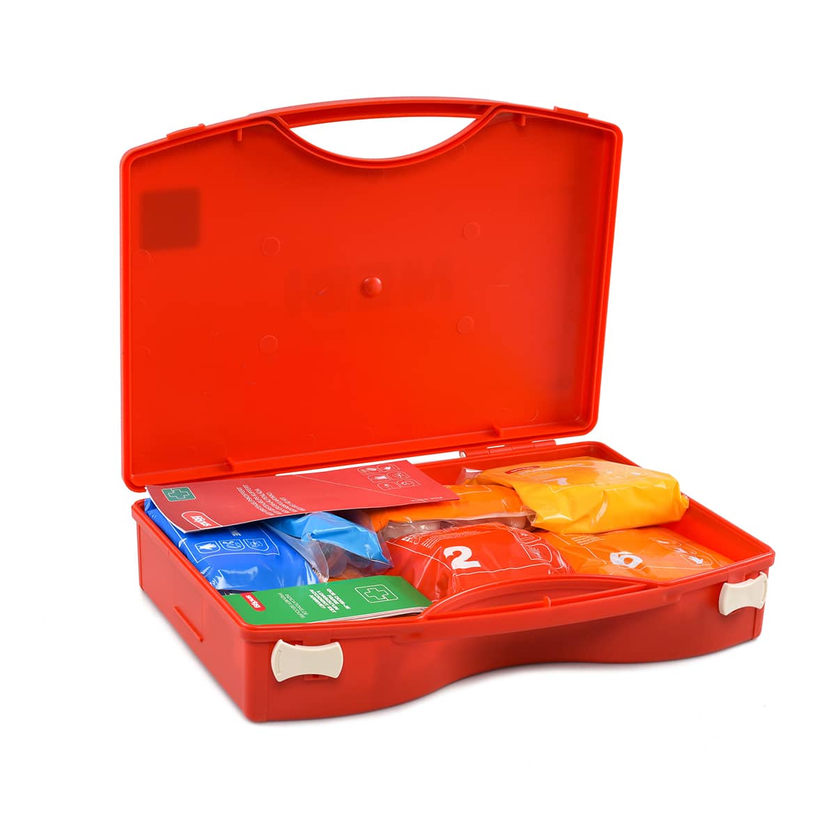 Førstehjælpsudstyr - førstehjælpskasse Snogg MEDI indhold Førstehjælpsudstyr - førstehjælpskasse Snogg MEDI indhold